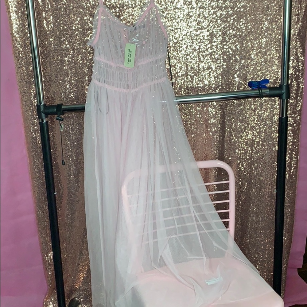 🆕 Sheer Pink Dress